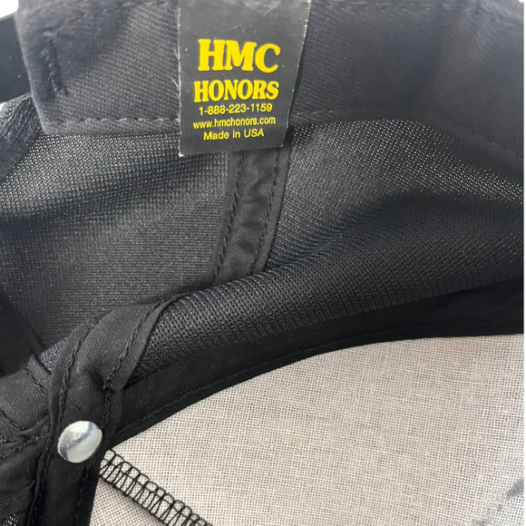 Vintage Veterans Military Snapback Purple Heart Combat Wounded Hat Cap - Picture 3 of 5